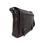 Brown Leather Messenger Bag