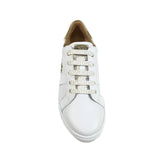 White and Gold Sneakers