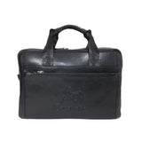 Black Leather Laptop Bag
