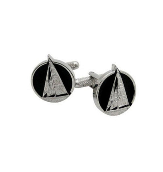 Yacht Circle Cufflinks