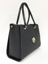 Black and Gold Handbag
