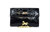 Black Patent Leather Wallet