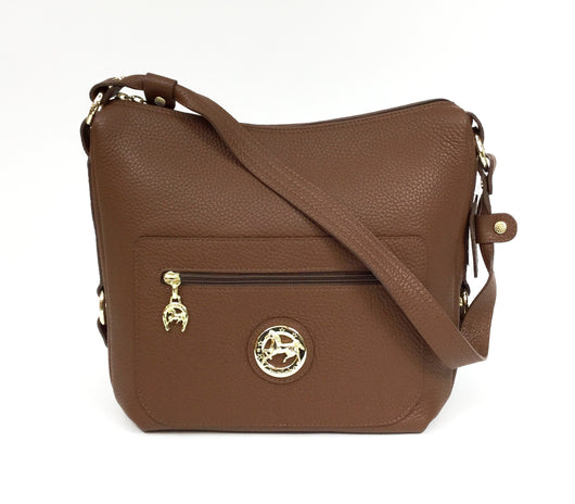 Caramel Leather Shoulder Bag