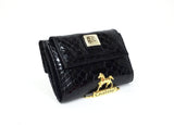 Black Patent Leather Wallet