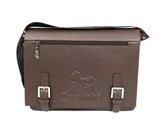 Brown Leather Messenger Bag