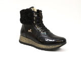 Black Winter Running Boots