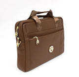 Caramel Leather Executive Bag