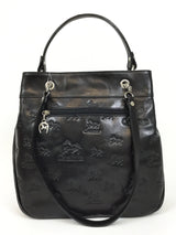 Black Signature Shoulder Bag