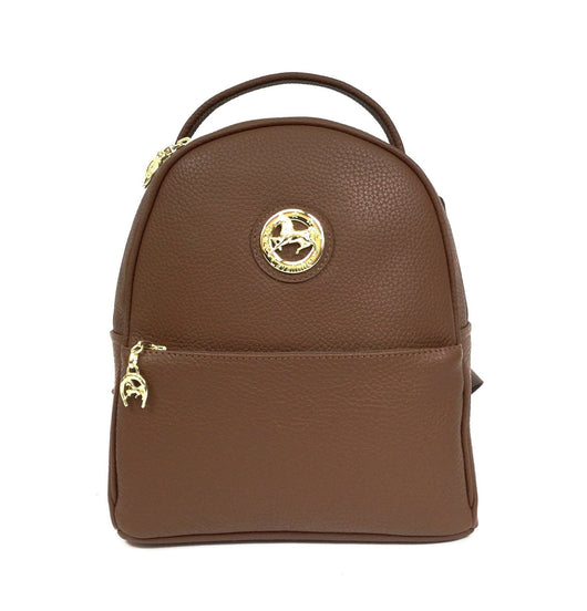 Caramel Leather Backpack