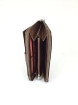 Camel Signature Wristlet
