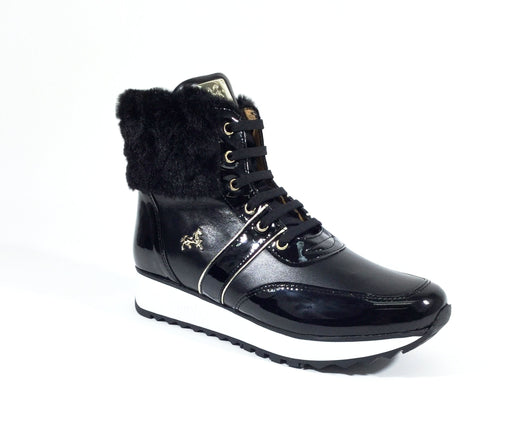 Black Winter Running Boots