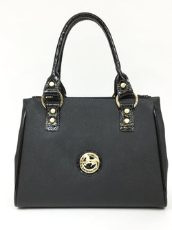 Black and Gold Handbag
