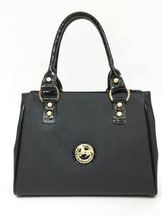 Black and Gold Handbag