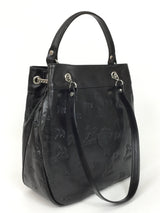Black Signature Shoulder Bag