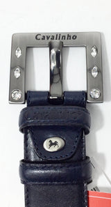 Belt, Navy w/Silver