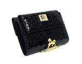 Black Patent Leather Wallet