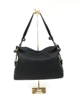 Black Leather Shoulder Bag