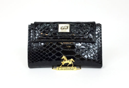 Black Patent Leather Wallet