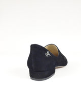 Pointed toe rhinestone flat