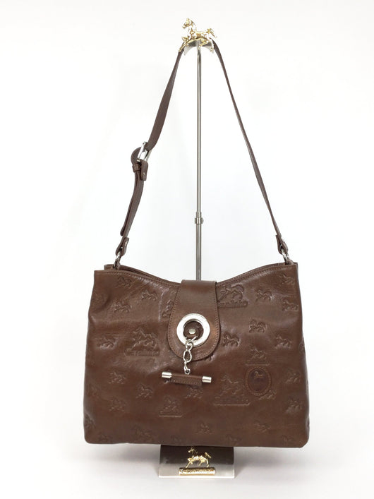 Camel Signature Shoulder Bag