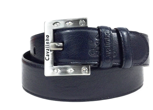 Belt, Navy w/Silver