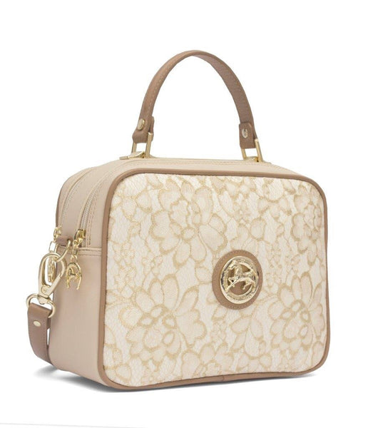 Gold Lace Handbag