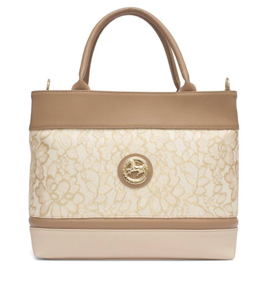 Gold Lace Handbag