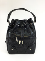 Black Signature Bucket Bag