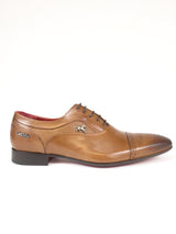 Cognac Toe Cap Oxford Brogue