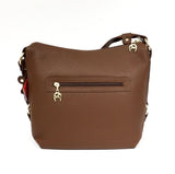 Caramel Leather Shoulder Bag