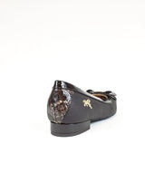 Brown Bow Ballerina Flats