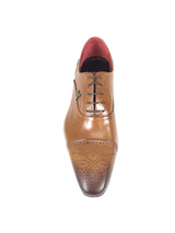 Cognac Toe Cap Oxford Brogue