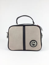 Black & Beige Handbag