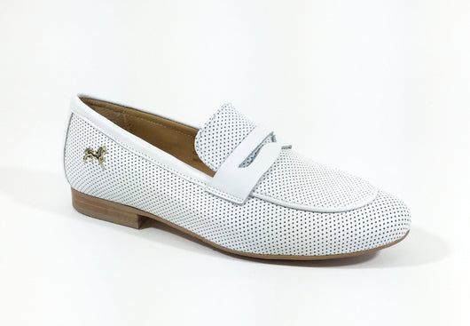 Women's Penny Loafers White