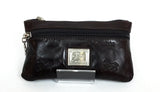 Brown Signature Small Cosmetic Case