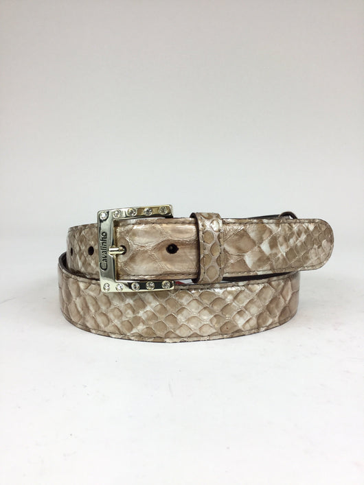 Diamond Belt Beige