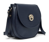 Navy Saddle Bag