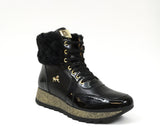 Black Winter Running Boots