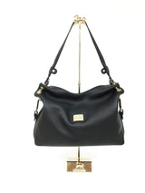 Black Leather Shoulder Bag